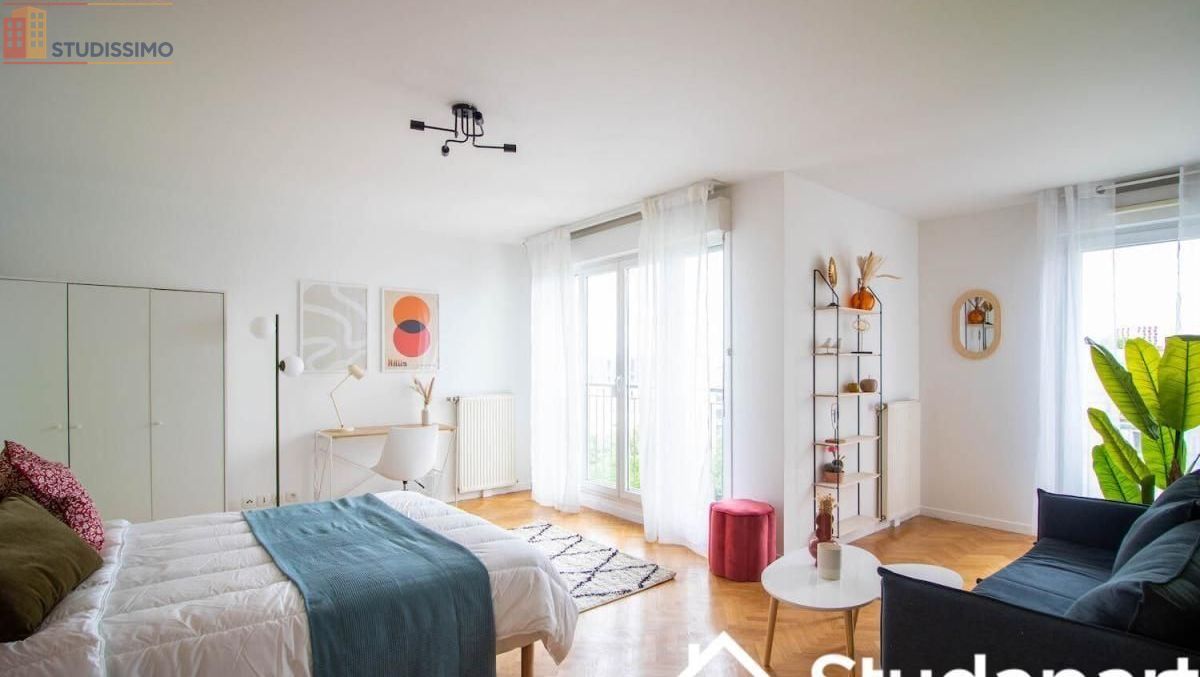 Studio 14m² Saint-Denis 93210 - Meublé, étage élevé - Photo 2
