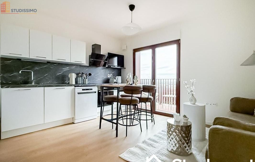 Studio 11m² Saint-Denis 93200 - Meublé, étage élevé - Photo 2