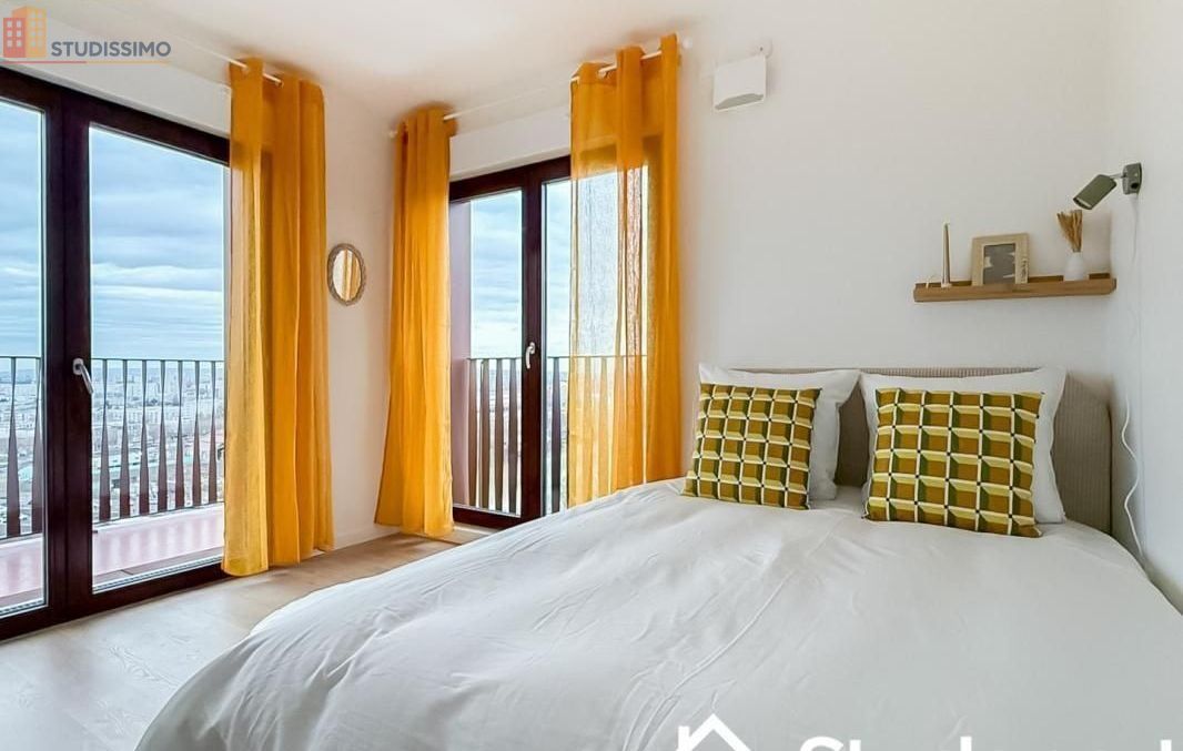 Studio 11m² Saint-Denis 93200 - Meublé, étage élevé - Photo 1