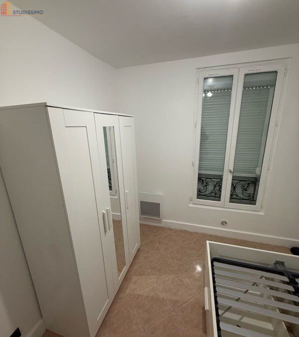 Studio meublé 21m² Saint-Ouen-sur-Seine - Calme, lumineux - Photo 1