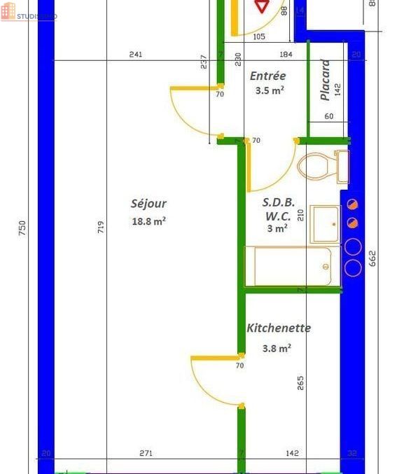 Studio 28m² Rosny-sous-Bois - Étage élevé, DPE B - Photo 3