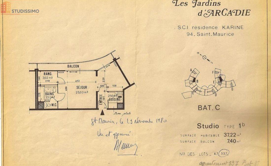 Studio 37m² Saint-Maurice - Grand, proche RER - Photo 1