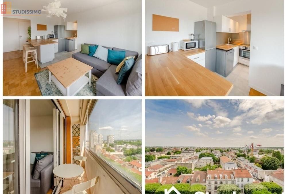 Studio meublé 10m² Choisy-le-Roi - Étage élevé, lumineux - Photo 2
