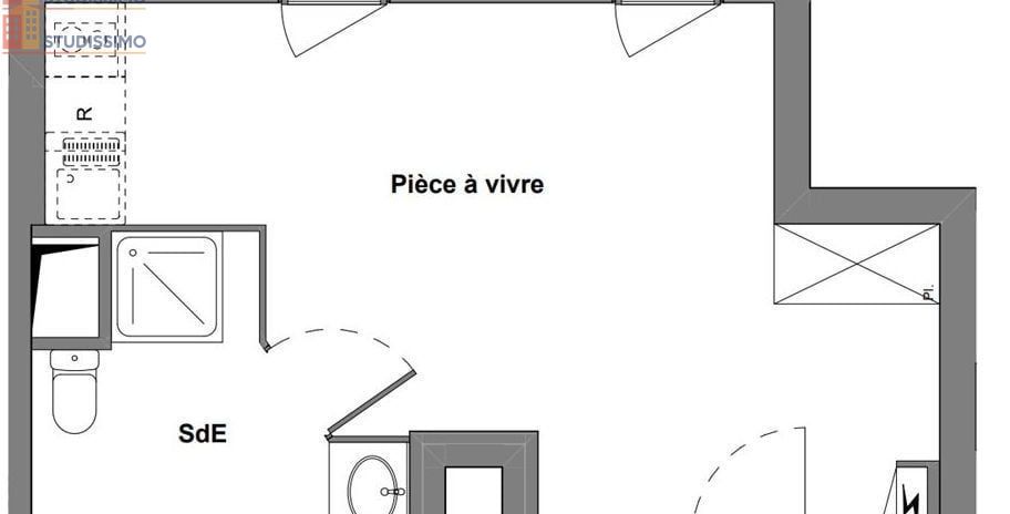 Studio 27m² Thiais - 2e étage - Photo 1