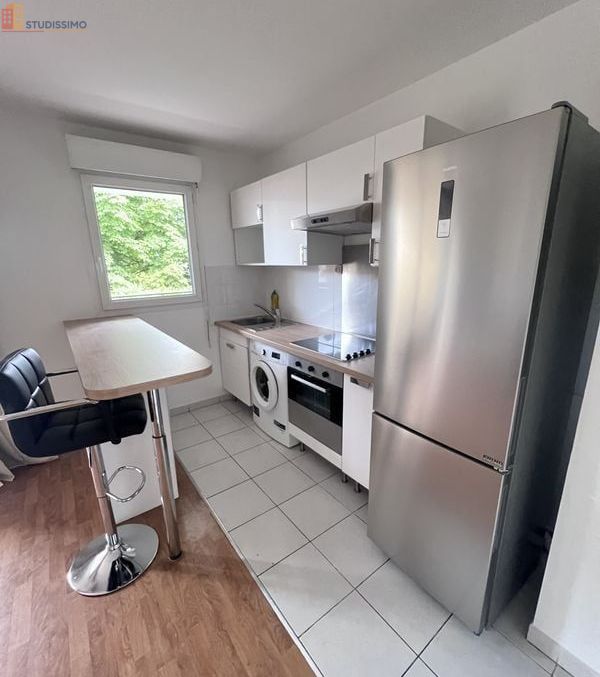 Studio meublé 28m² Argenteuil - Meublé, DPE C - Photo 2