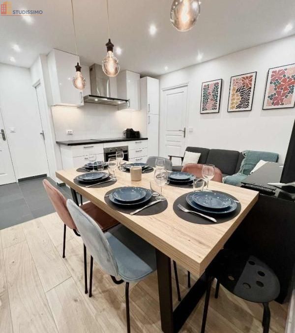 Studio meublé 9m² Cergy - Calme, en étage élevé - Photo 14
