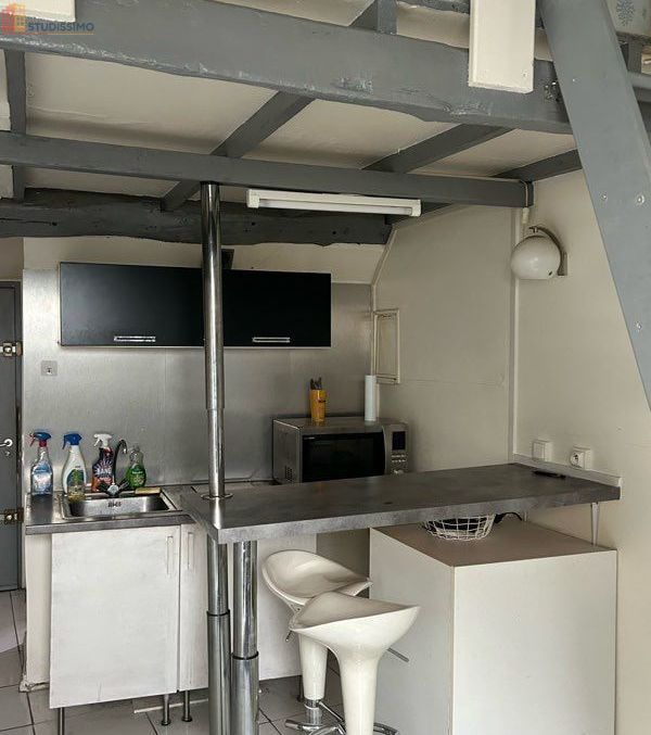 Studio meublé 17m² Pontoise centre - Mezzanine, lumineux - Photo 5