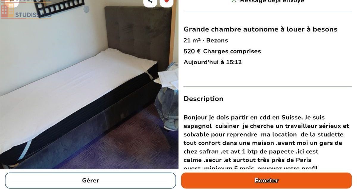 Studio meublé 17m² Bezons - Lumineux, 2e étage - Photo 27