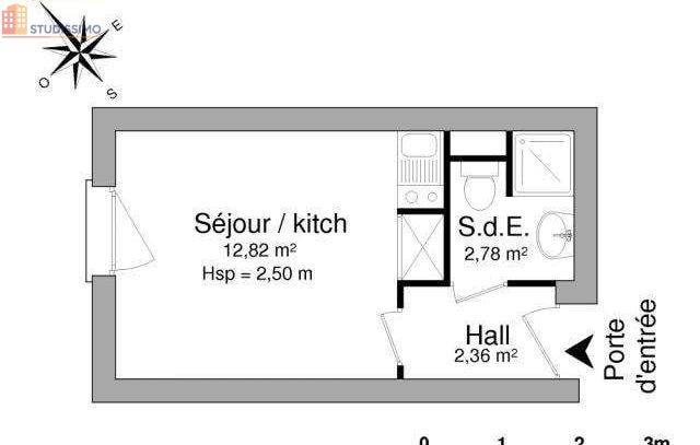 Studio meublé 18m² Cergy - Très bon état, disponible - Photo 28